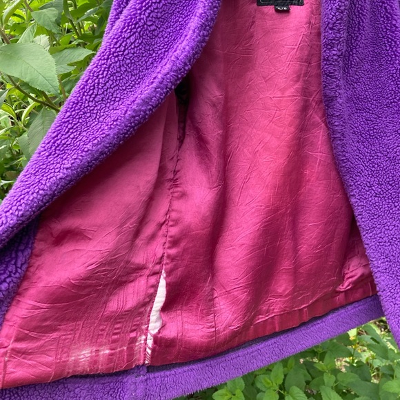 Vintage UTEX purple Sherpa jacket - Picture 4 of 6